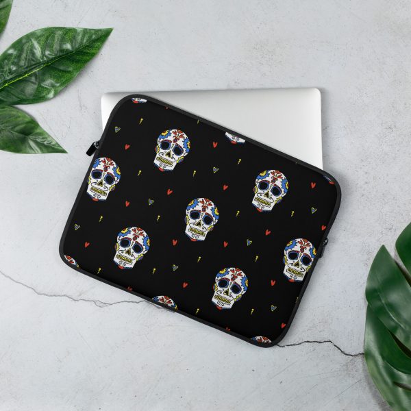 Midnight Skull Party Laptop Sleeve