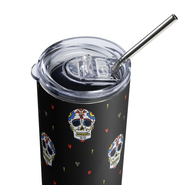 Midnight Skull Party Stainless Steel Tumbler