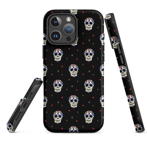 Midnight Skull Party iPhone Case