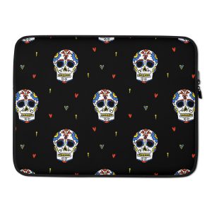 Midnight Skull Party Laptop Sleeve